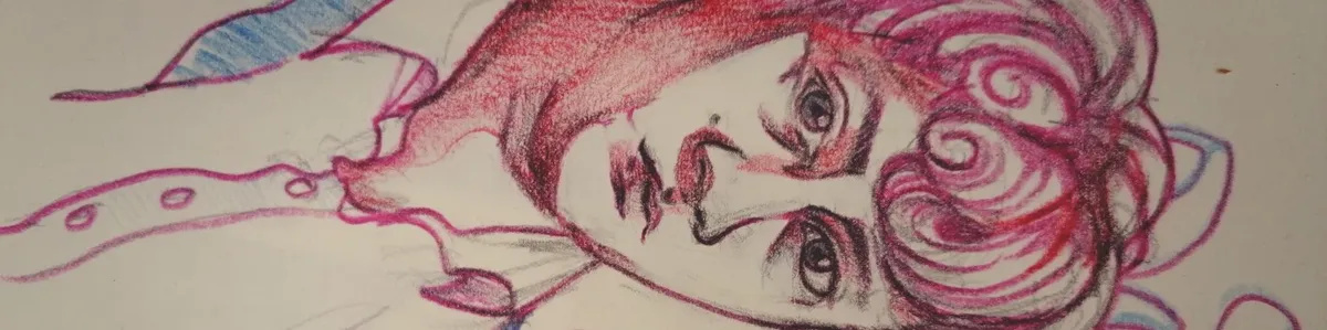 A colorful drawing by Harry